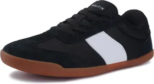 WHITIN Women's Wide Toe Box Barefoot Shoes | Suede Patchwork Design