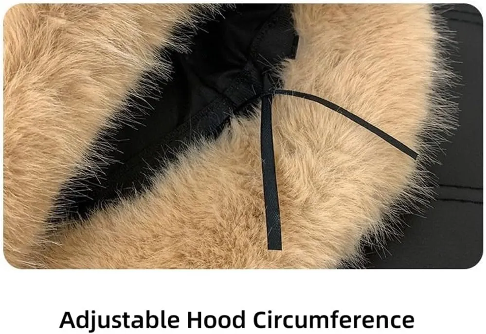 Winter Fluffy Faux Fur Plush Bucket Hat for Women Fuzzy Warm Fisherman Cap Outdoor Thick Winter Hat for Ladies