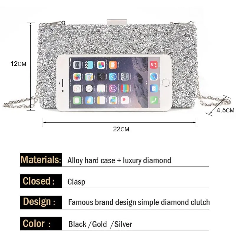 Women Sequined Evening Bag