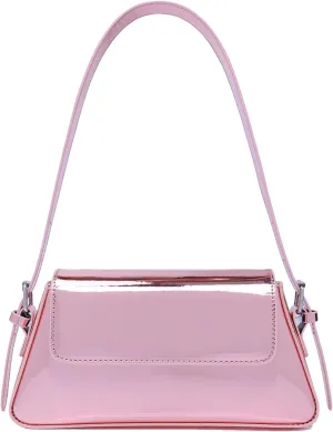 Women Small Shoulder Bag Cute Hobo Tote Handbag Evening Clutch Bag Y2k Sparkly Silver Purse for Party Prom Wedding