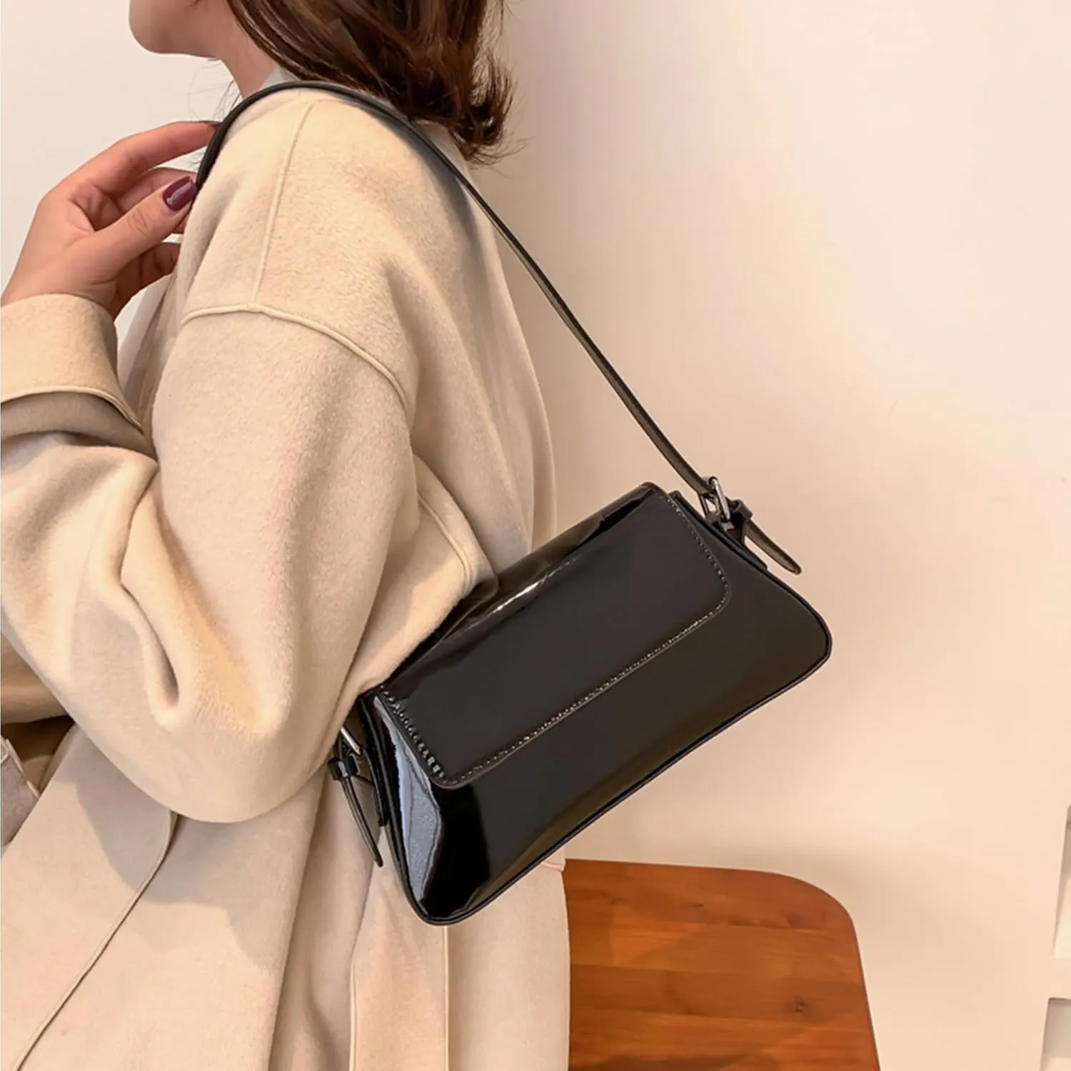 Women Small Shoulder Bag Cute Hobo Tote Handbag Evening Clutch Bag Y2k Sparkly Silver Purse for Party Prom Wedding