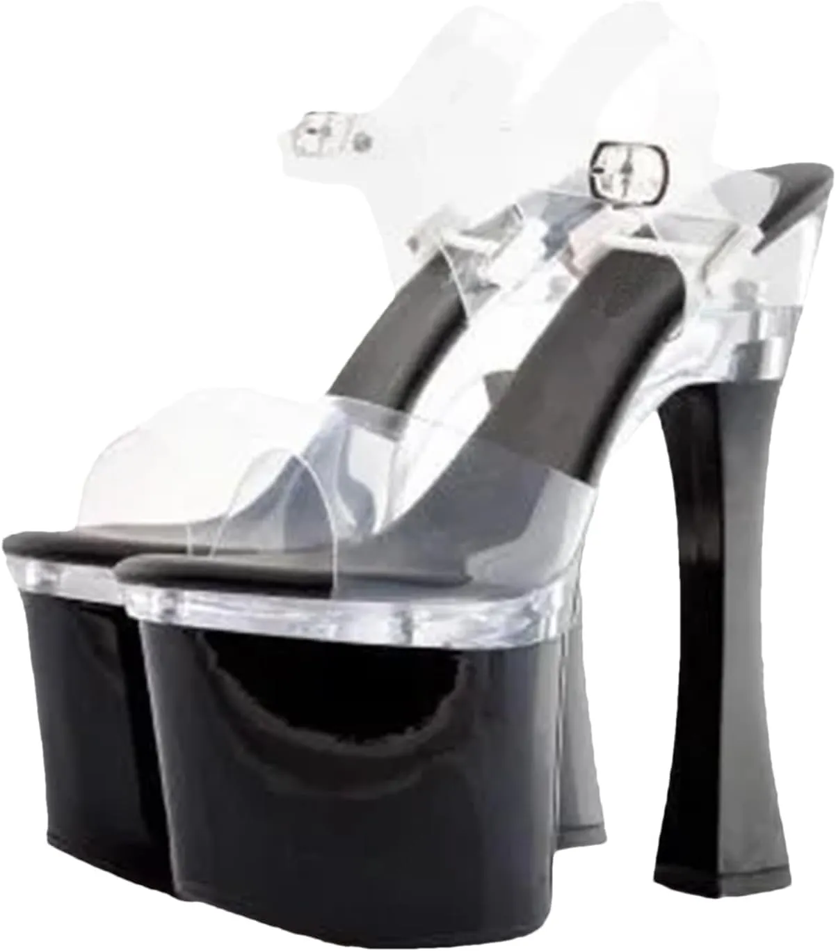Women's 18cm Crystal Sandals - Cross dresser High-Heeled SM Shoes