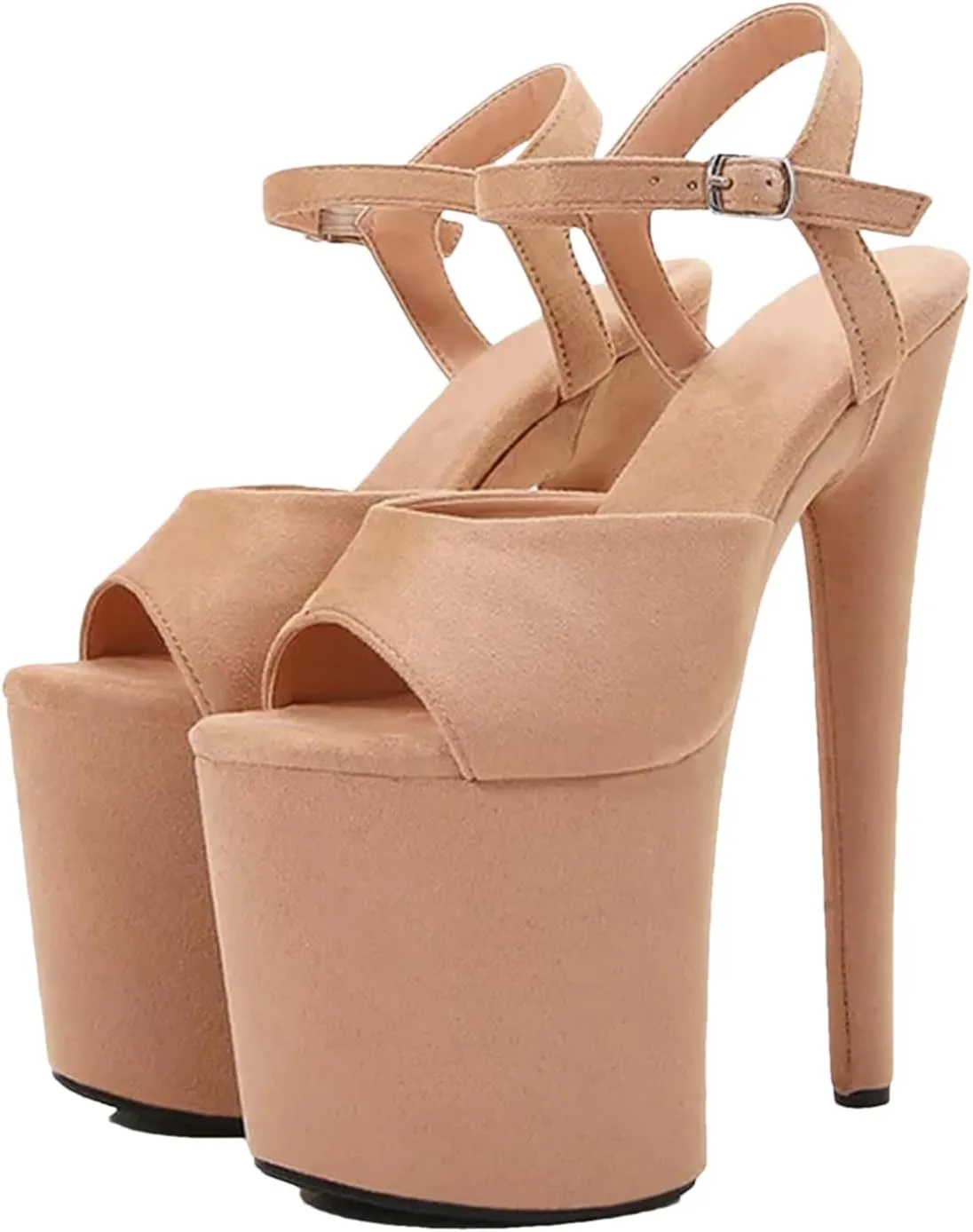 Women's 20cm/8" Queen Sandals - Sexy Pole Dance Nightclub Stiletto Shoes