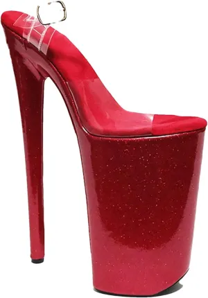 Women's 9"/23cm Crystal Sandals - Wrap Platform Pole Dance Sexy Shoes