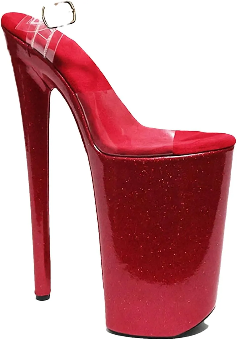 Women's 9"/23cm Crystal Sandals - Wrap Platform Pole Dance Sexy Shoes