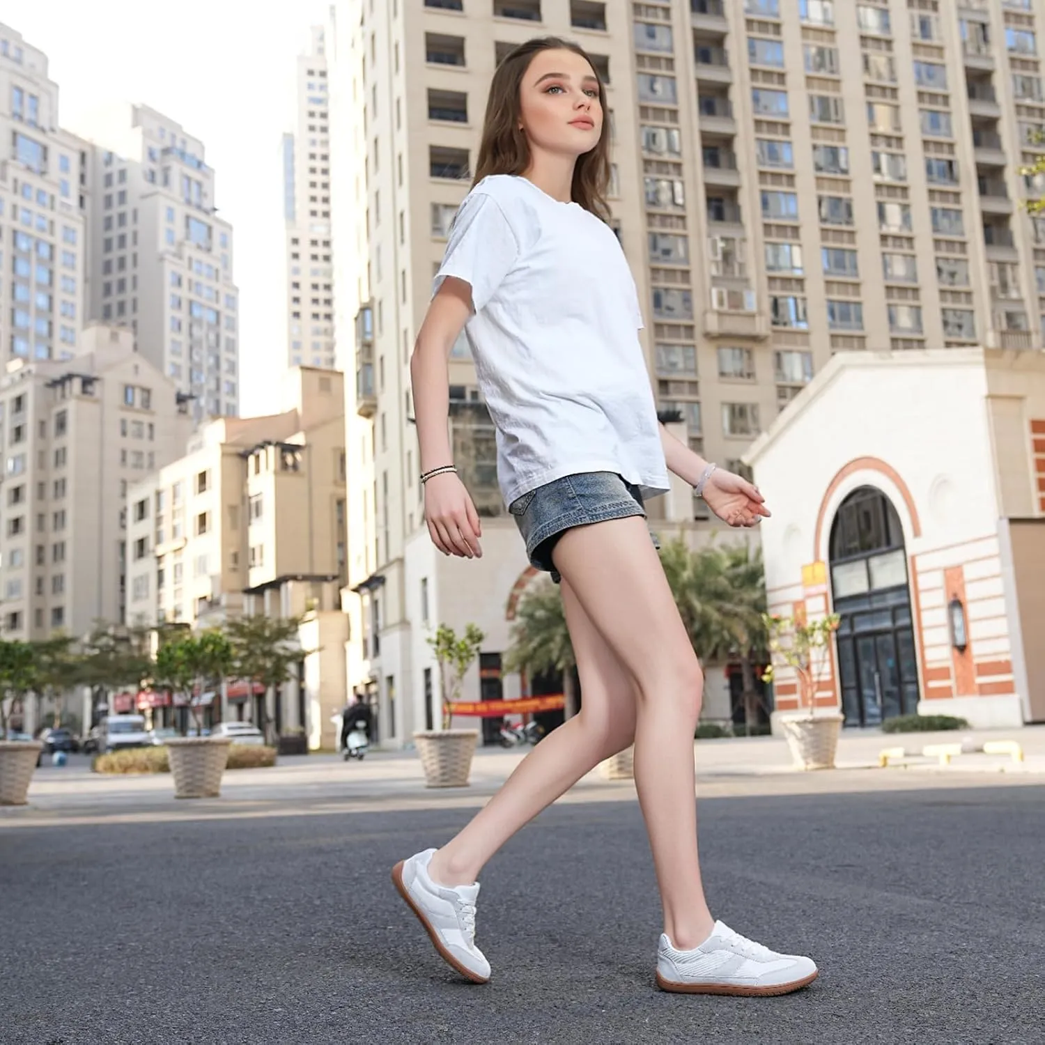 Womens Casual Fashion Barefoot Shoes | Wide Toe | Minimalist | Zero Drop | Lightweight Breathable Walking Shoes