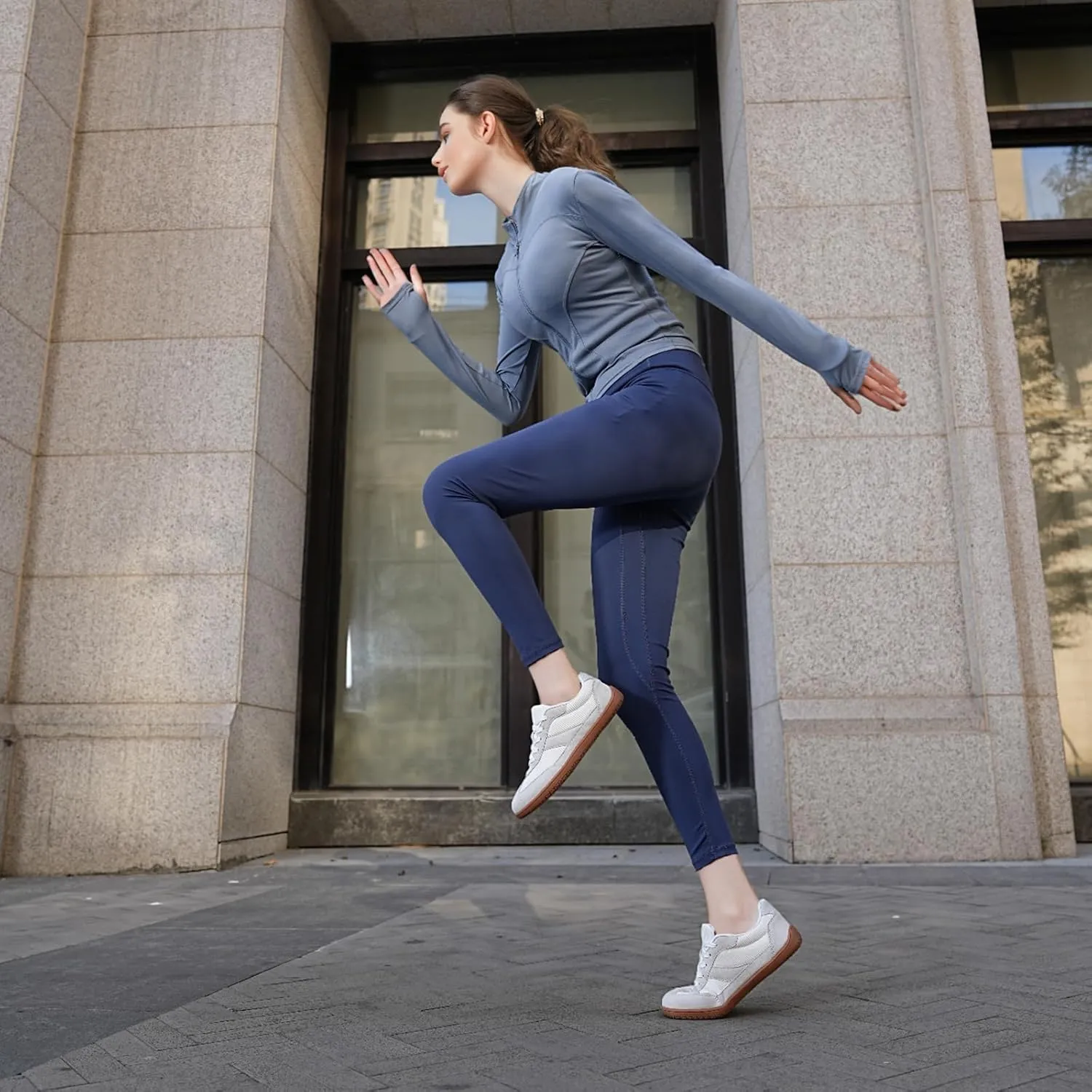 Womens Casual Fashion Barefoot Shoes | Wide Toe | Minimalist | Zero Drop | Lightweight Breathable Walking Shoes