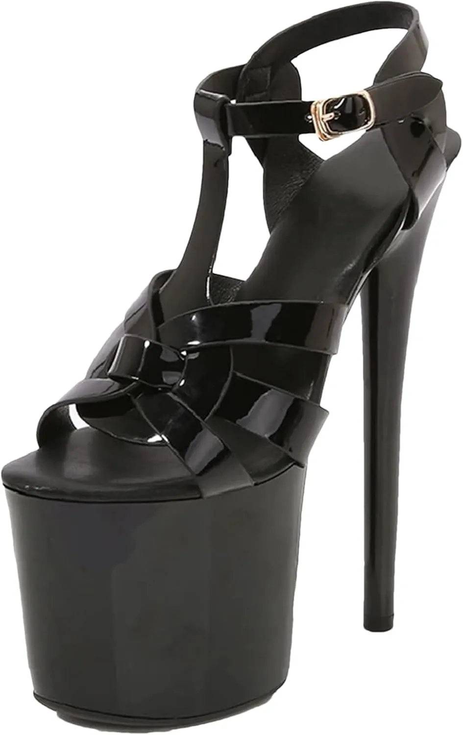 Women's Gladiator Sandals - Narrow Band T-Strap Party Wedding Thin Heels