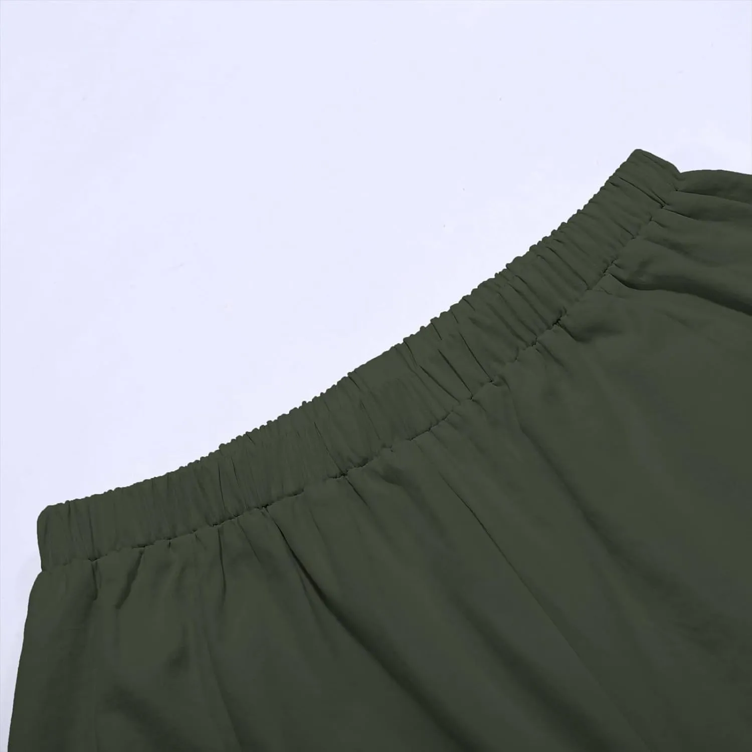 Womens Linen Wide Leg Pants Casual Palazzo Drawstring Summer Beach Travel Vacation Palazzo Harem Pants with Pockets