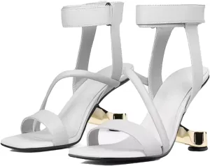 Women's Narrow Band European Style Sandals - Modern Strange Heel, Sexy Summer Shoes