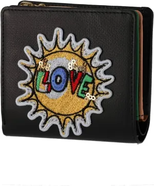 Women's Patch Embroidered Mini Wallet