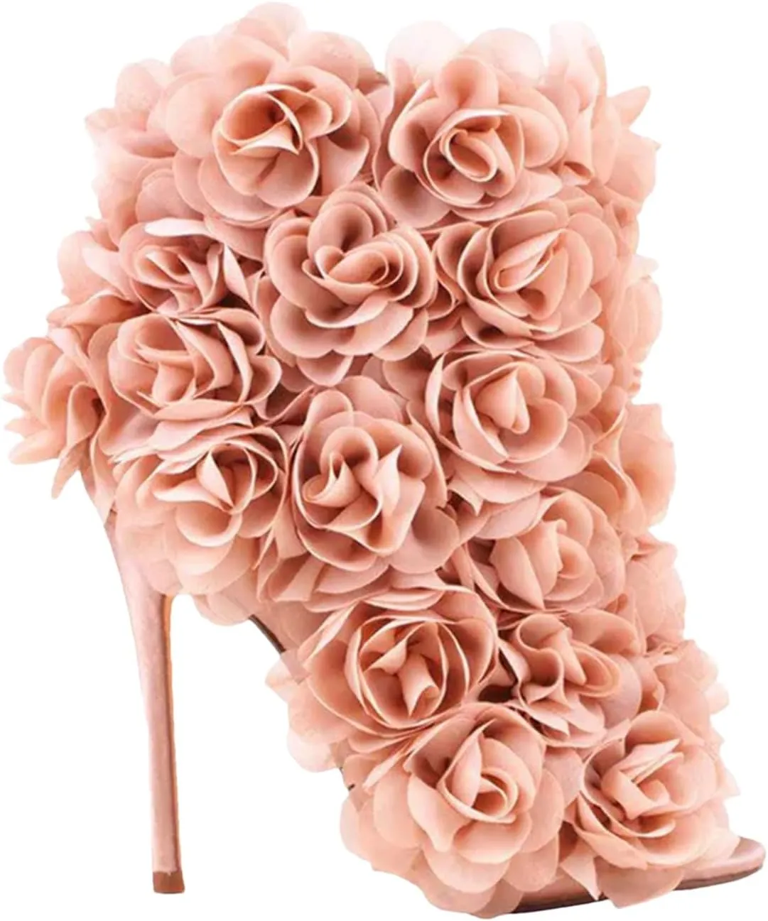 Women's Rose Cross-Tie Sandals - Open Toe Dressy High Heels
