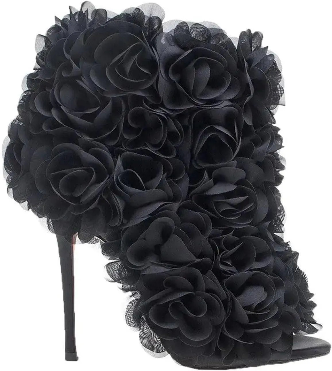 Women's Rose Cross-Tie Sandals - Open Toe Dressy High Heels
