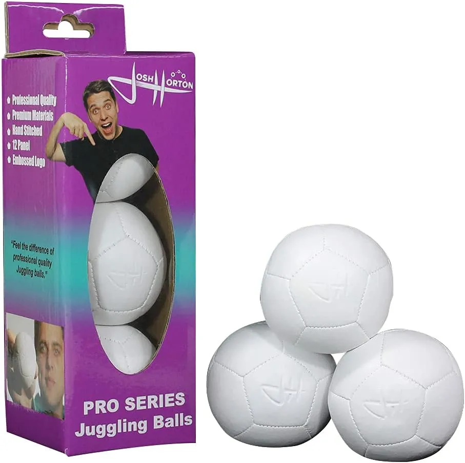Zeekio Josh Horton Pro Series Juggling Balls - 12-Panel, Synthetic Leather - Set of 3